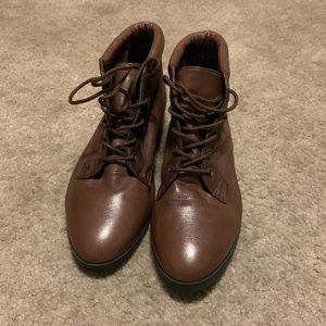 Vintage Leather Ankle Boots
